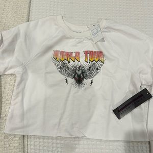 Prince Peter NEVER worn (still has tags) Kids Large crop crewneck sweatshirt